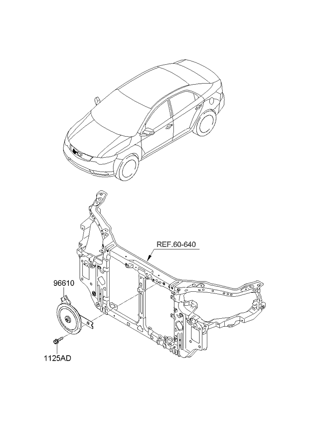 A/C SYSTEM - COOLER LINE, FRONT