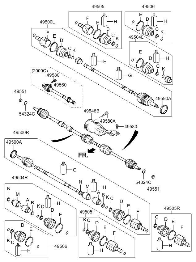 DRIVE SHAFT (FRONT)