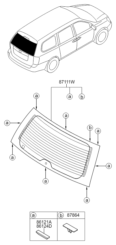 HARDWARE - REAR SEAT