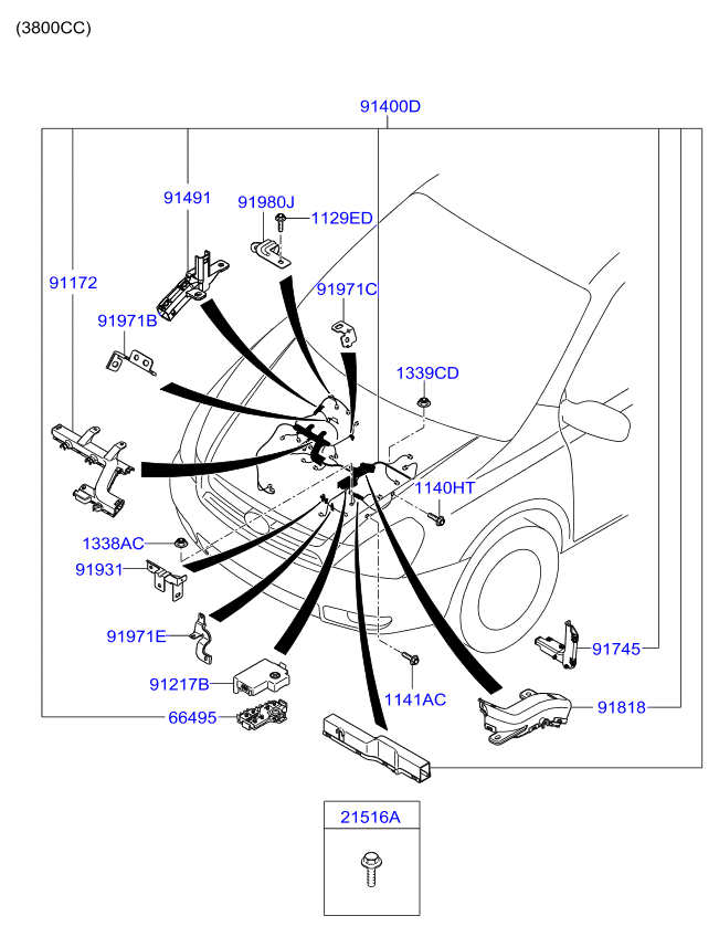 A/C SYSTEM - COOLER LINE, REAR