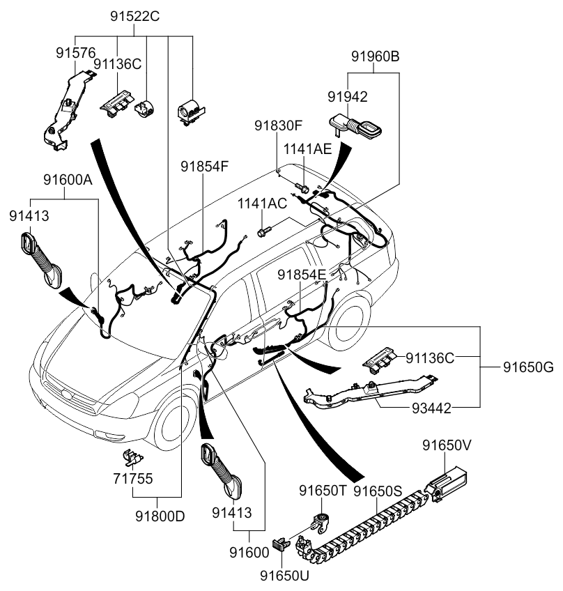 A/C SYSTEM - COOLER LINE, REAR