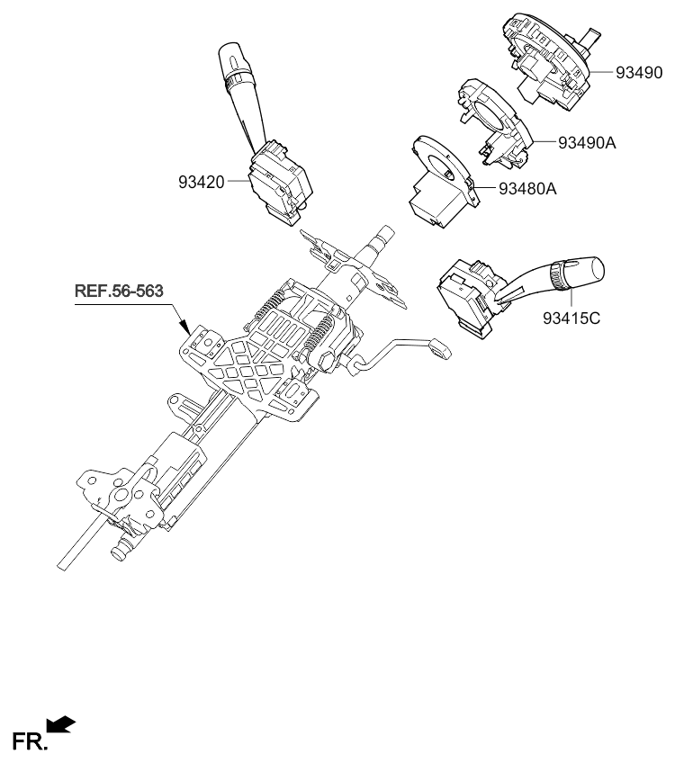 A/C SYSTEM - COOLER LINE, REAR