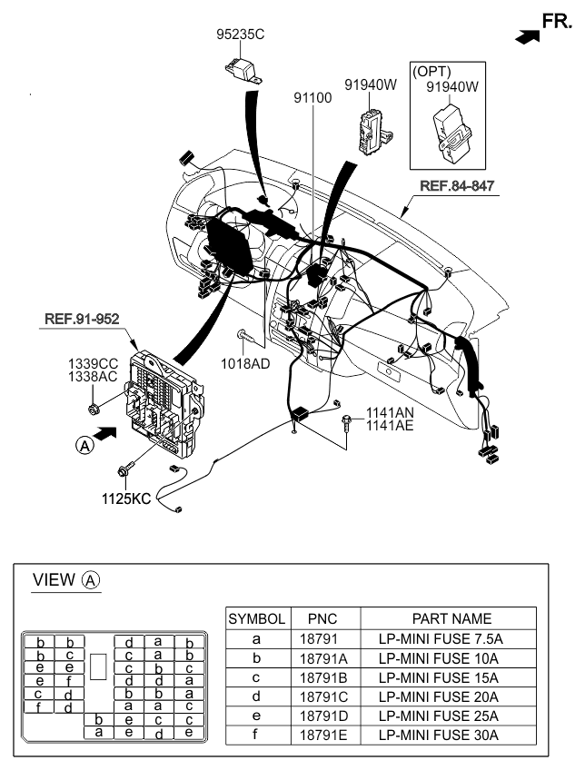 A/C SYSTEM - COOLER LINE, REAR