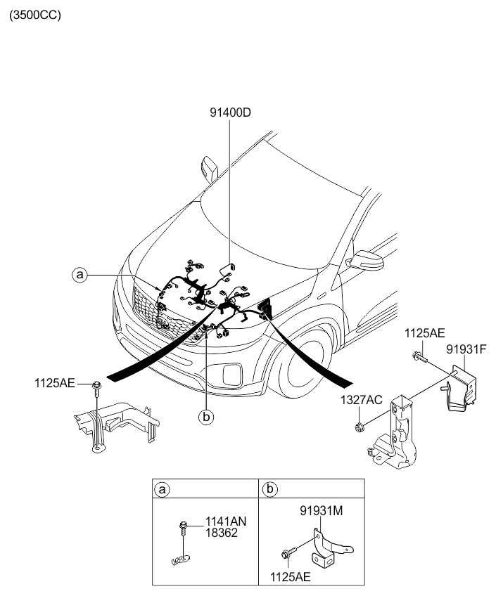 A/C SYSTEM - COOLER LINE, REAR