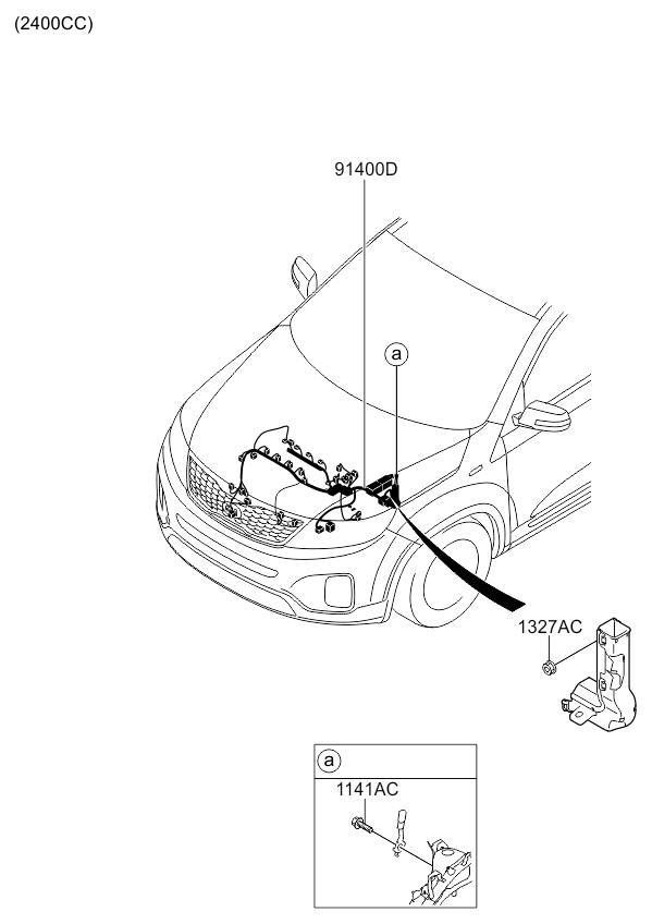 A/C SYSTEM - COOLER LINE, REAR