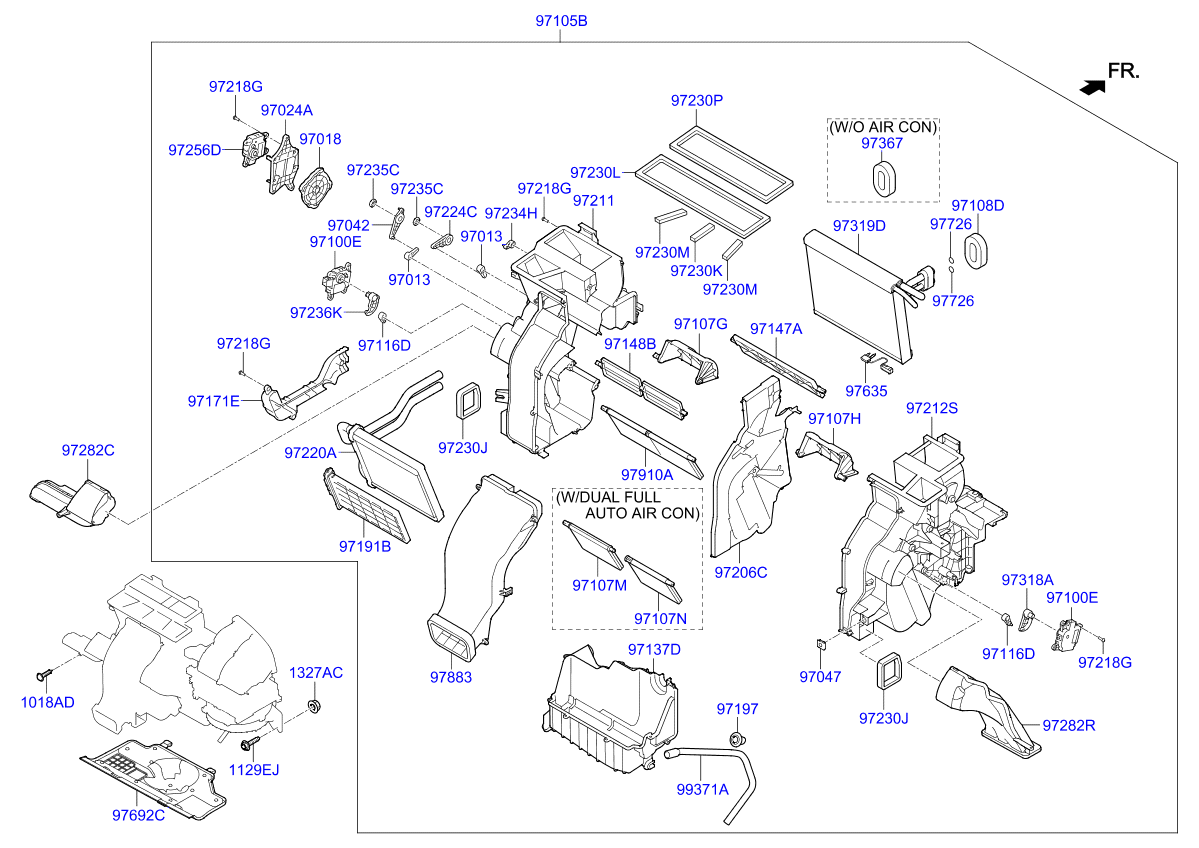 A/C SYSTEM - COOLER LINE, REAR