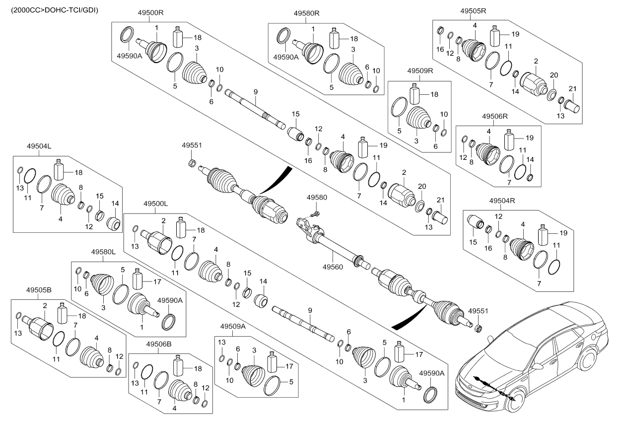 DRIVE SHAFT (FRONT)