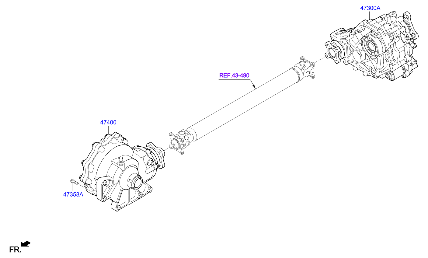 DRIVE SHAFT (REAR)