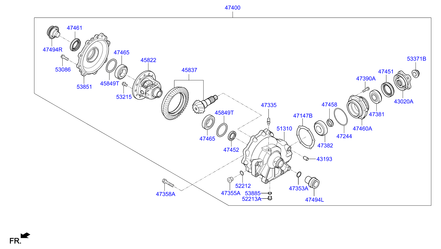 DRIVE SHAFT (REAR)