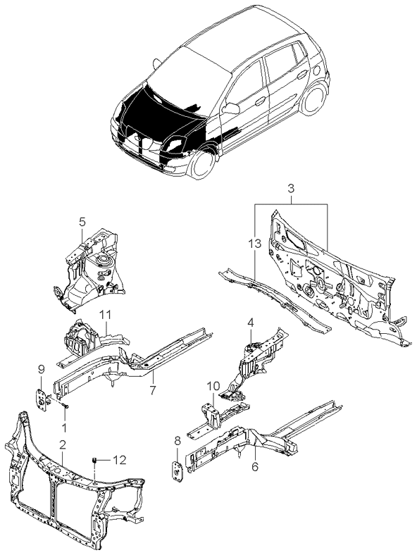 PANEL - REAR DOOR