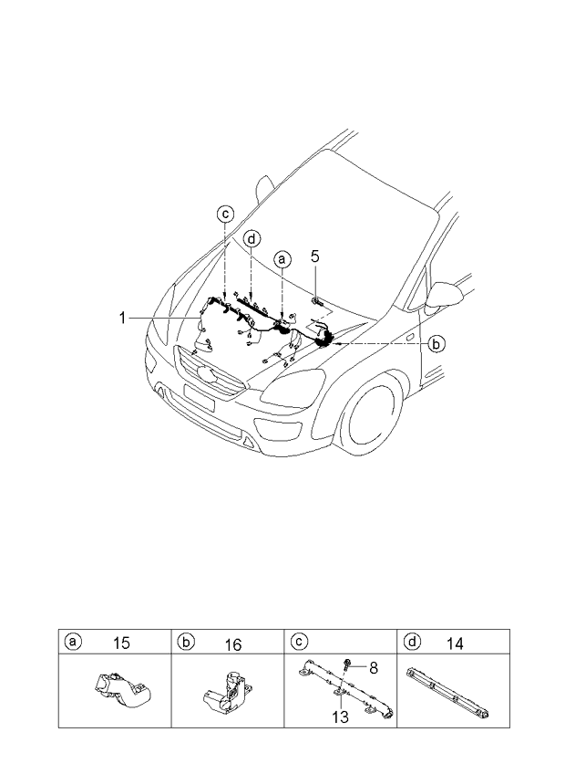 A/C SYSTEM - COOLER LINE, FRONT