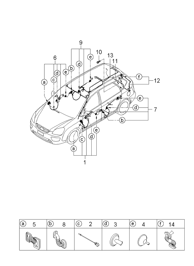 A/C SYSTEM - COOLER LINE, FRONT