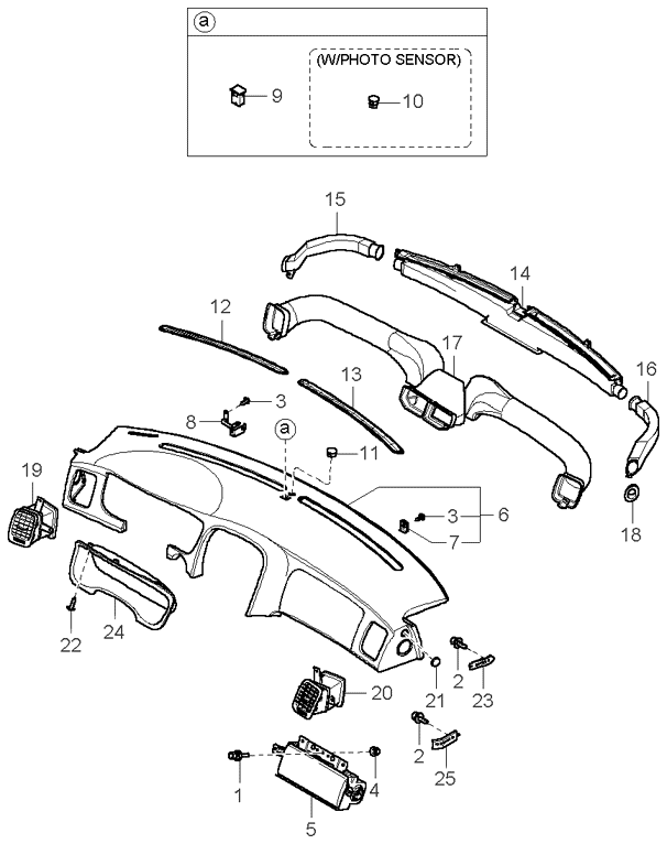 REAR SEAT BELT (-020901)