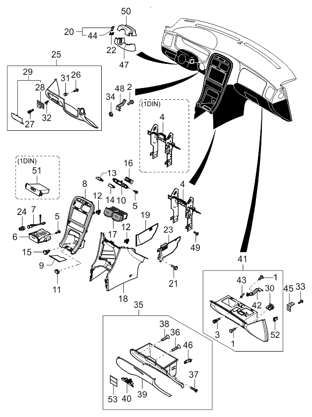 REAR SEAT BELT (-020901)