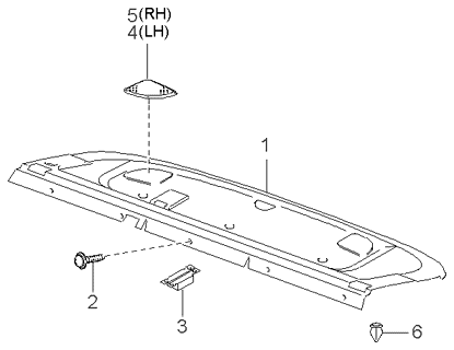 REAR SEAT BELT (-020901)