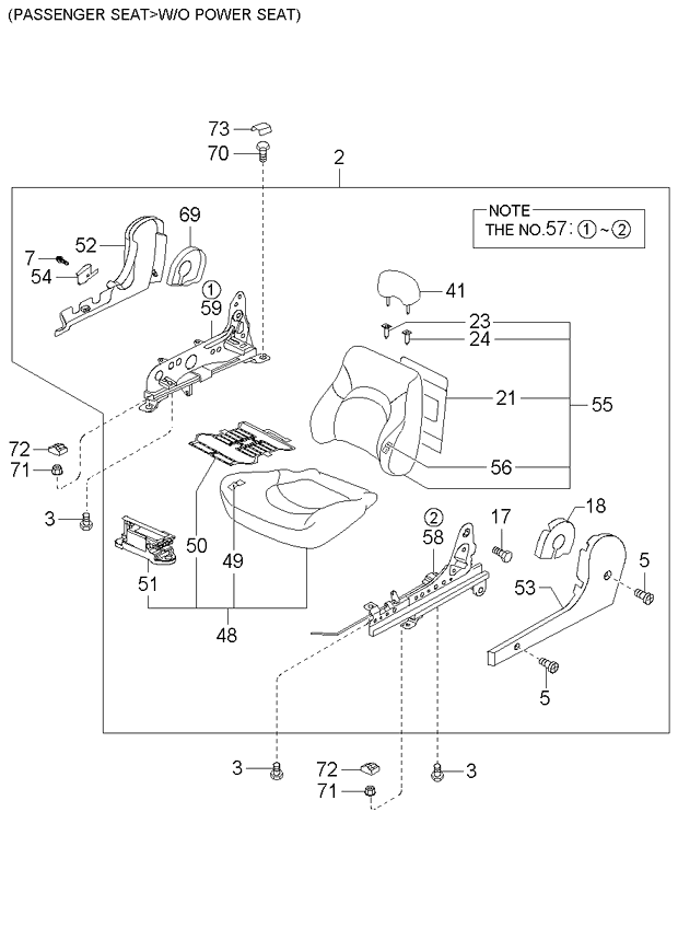 REAR SEAT BELT (-020901)