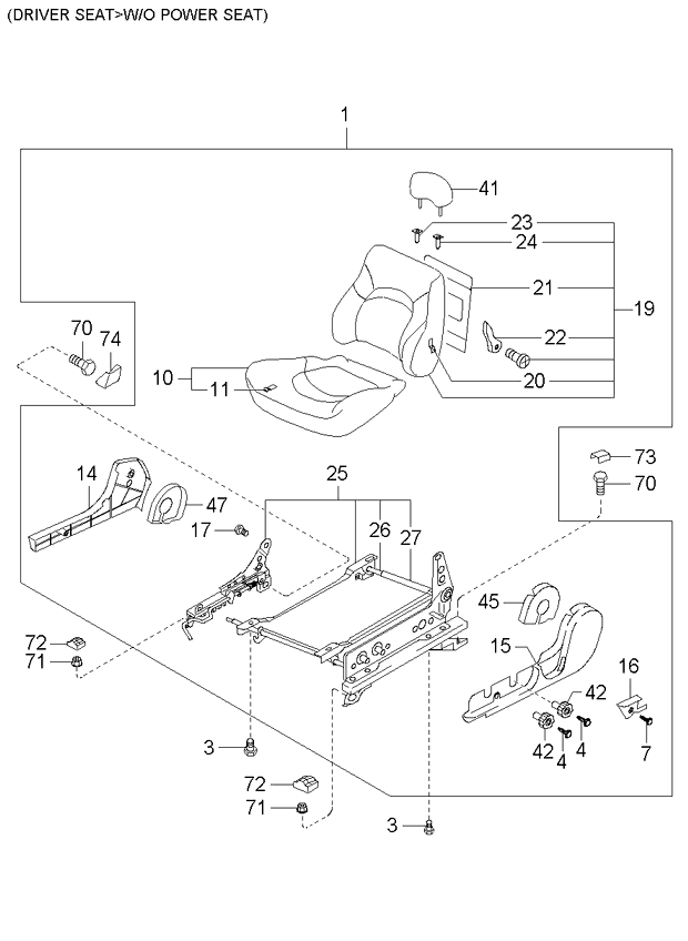 REAR SEAT BELT (-020901)