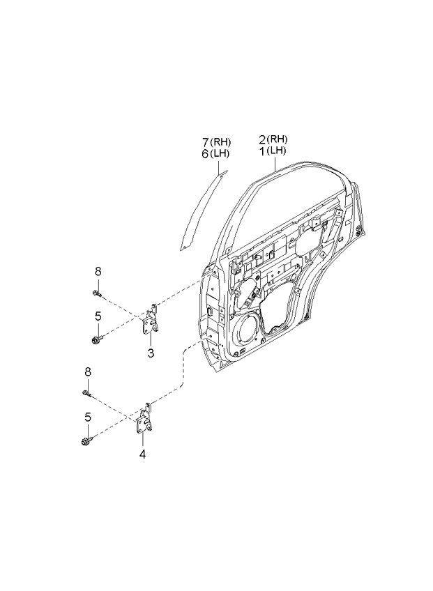 PANEL - REAR DOOR