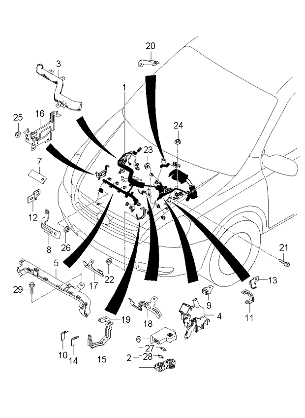 A/C SYSTEM - COOLER LINE, REAR