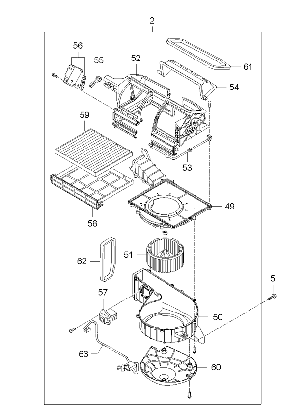 A/C SYSTEM - COOLER LINE, REAR