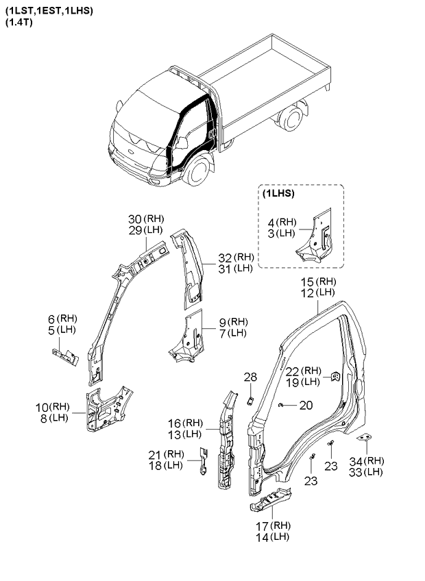 PANEL - REAR DOOR