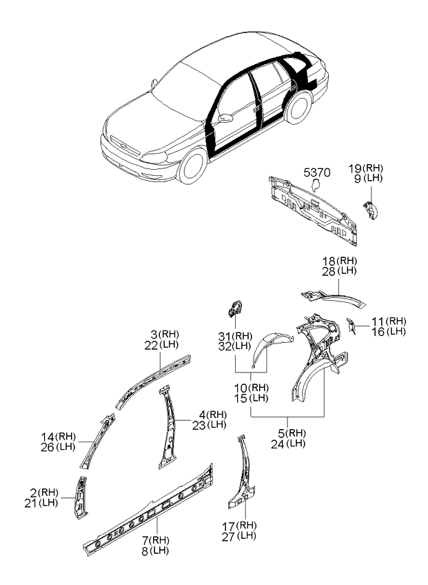 REAR DOORS (BODY)