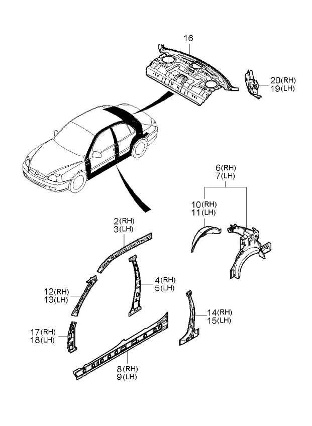 REAR DOORS (BODY)