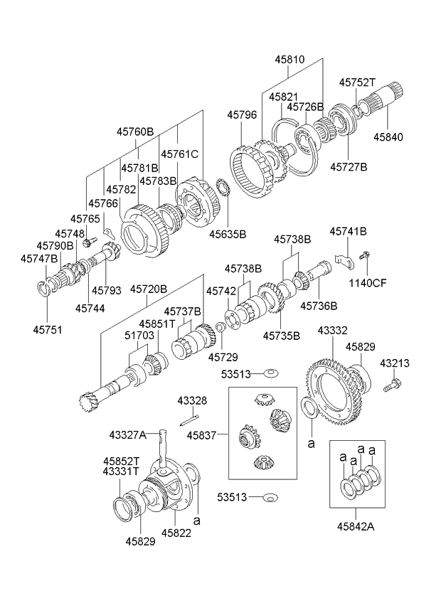 SPEEDOMETER DRIVEN GEAR - AUTOMATIC