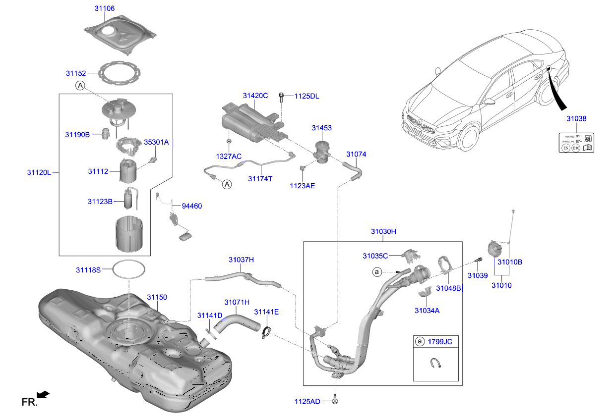 Запчасти Kia Cerato