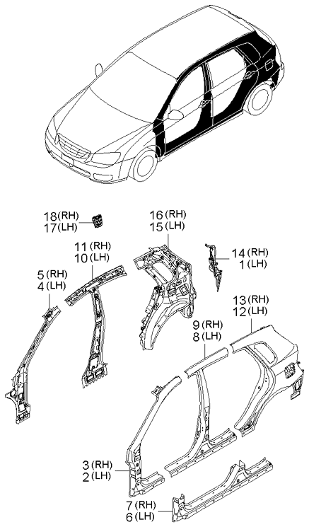 PANEL - REAR DOOR