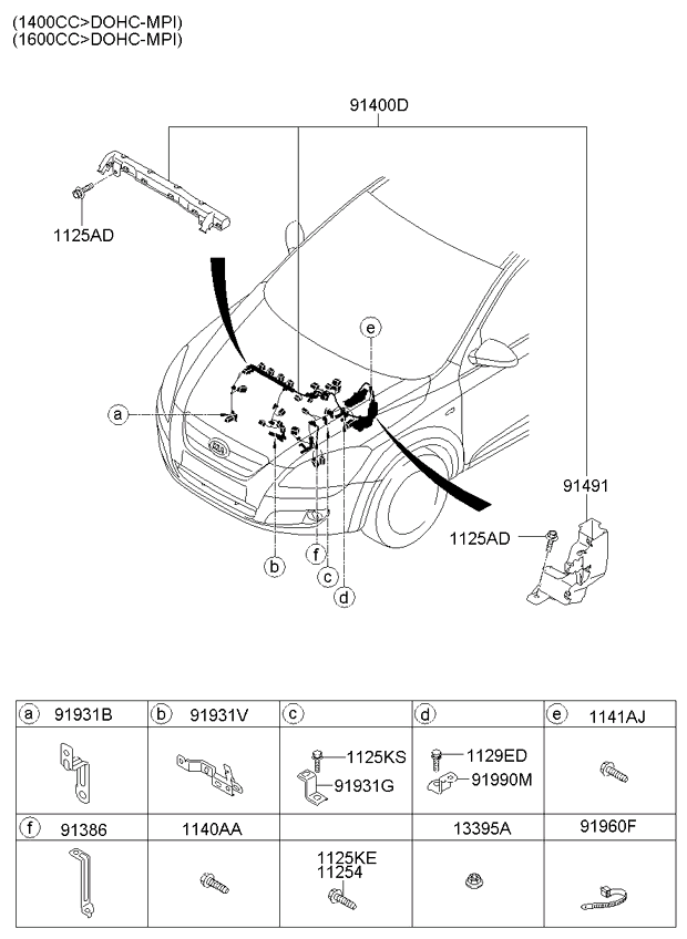 A/C SYSTEM - COOLER LINE, FRONT