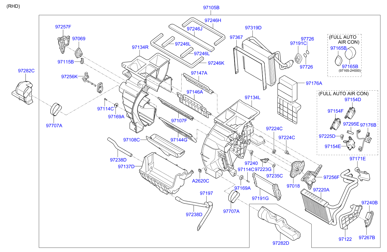 A/C SYSTEM - COOLER LINE, FRONT