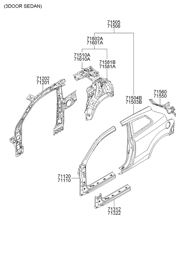 PANEL - REAR DOOR