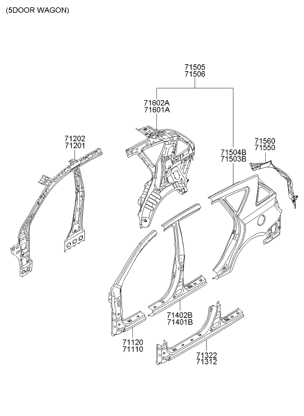 PANEL - REAR DOOR