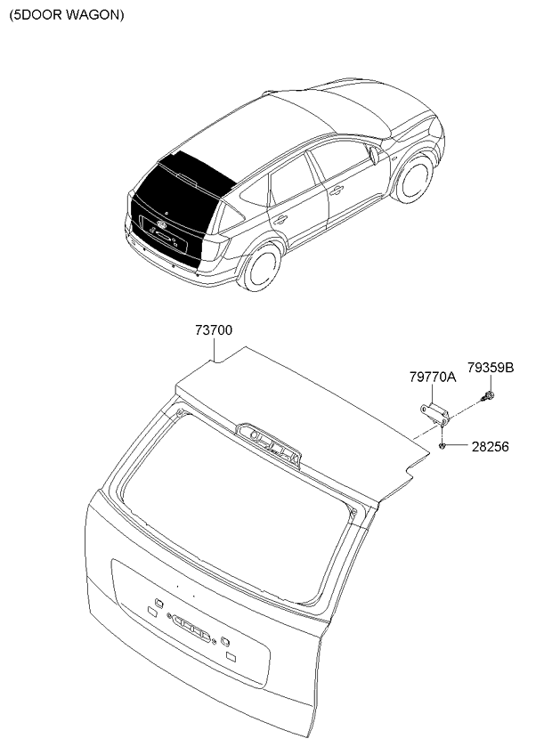 PANEL - REAR DOOR