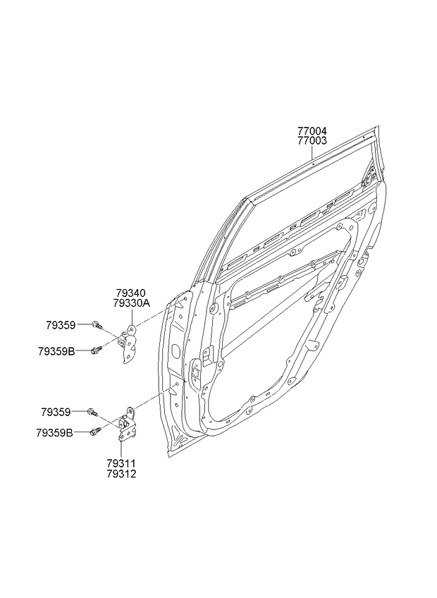 PANEL - REAR DOOR