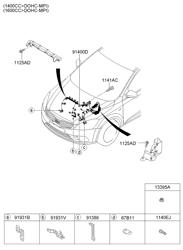 A/C SYSTEM - COOLER LINE, FRONT