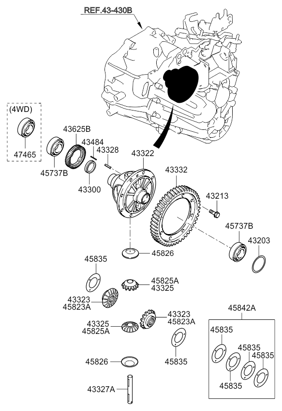 DRIVE SHAFT ASSY - REAR