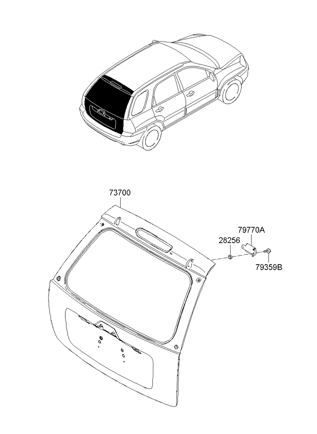 PANEL - REAR DOOR