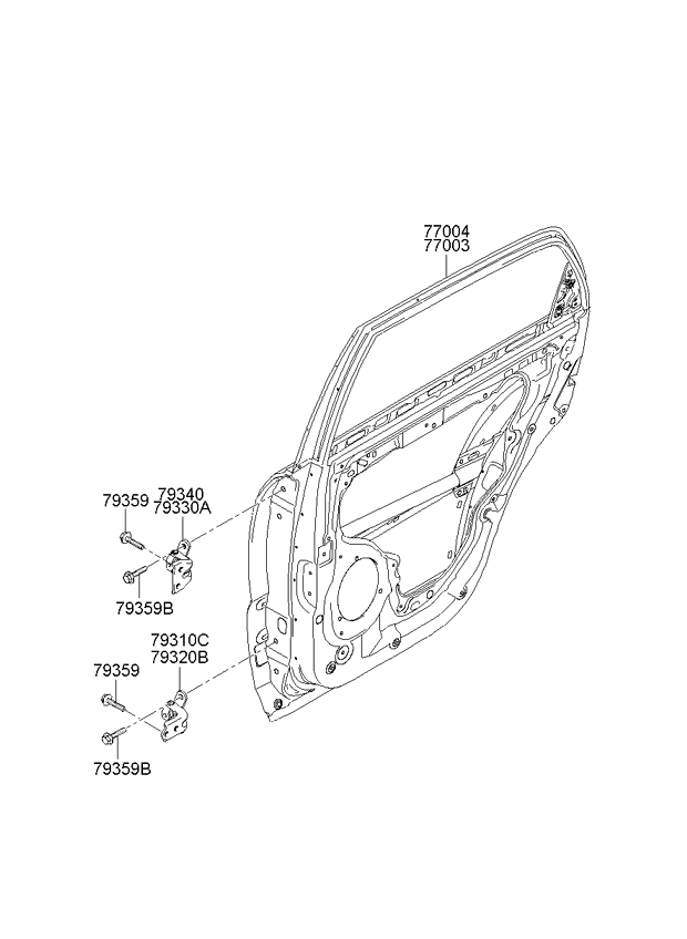 PANEL - REAR DOOR