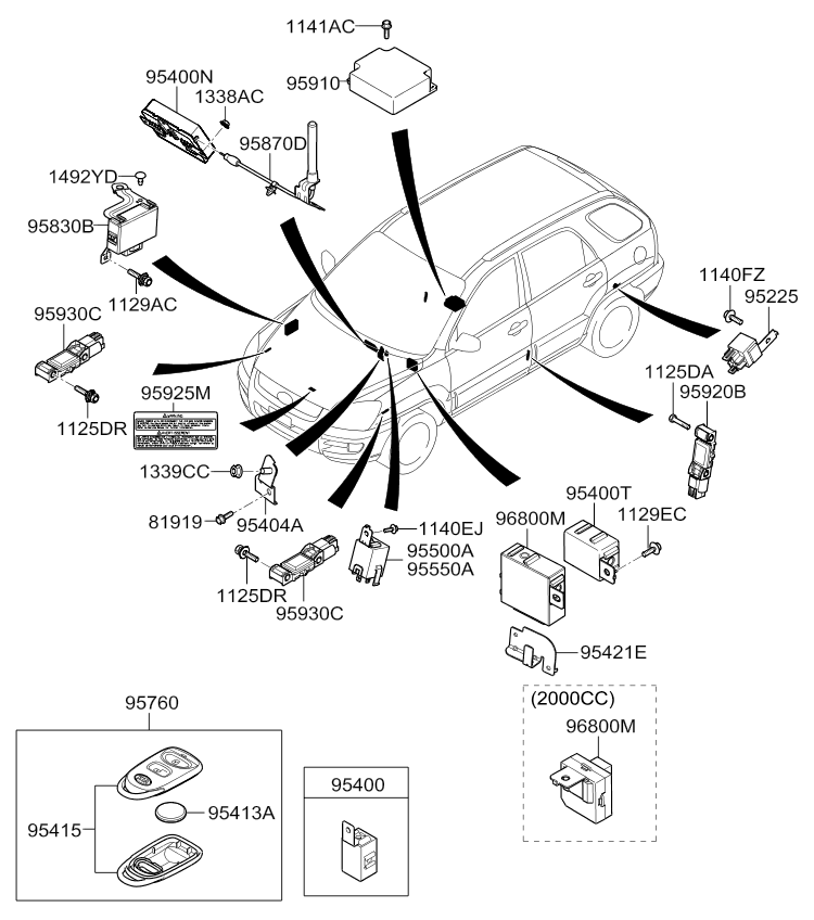 A/C SYSTEM - COOLER LINE, FRONT