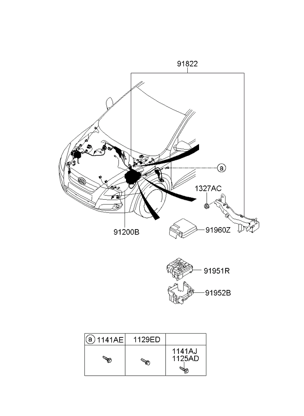 A/C SYSTEM - COOLER LINE, FRONT