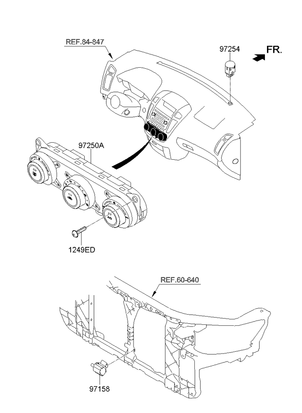 A/C SYSTEM - COOLER LINE, FRONT