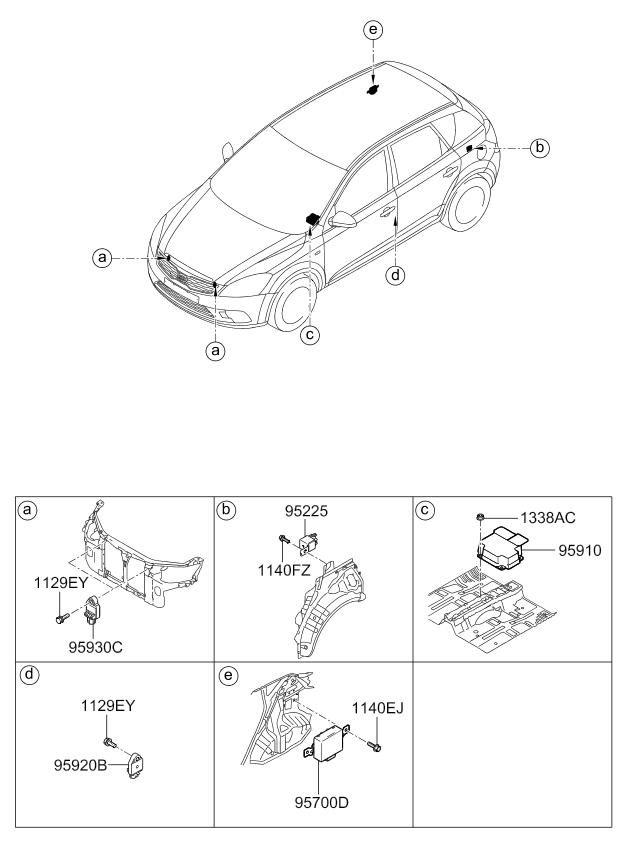 A/C SYSTEM - COOLER LINE, FRONT