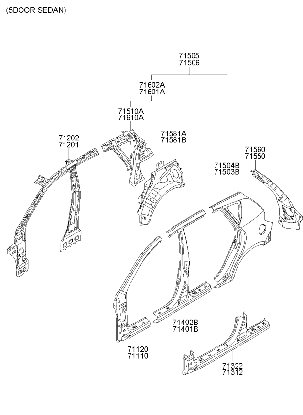 PANEL - REAR DOOR