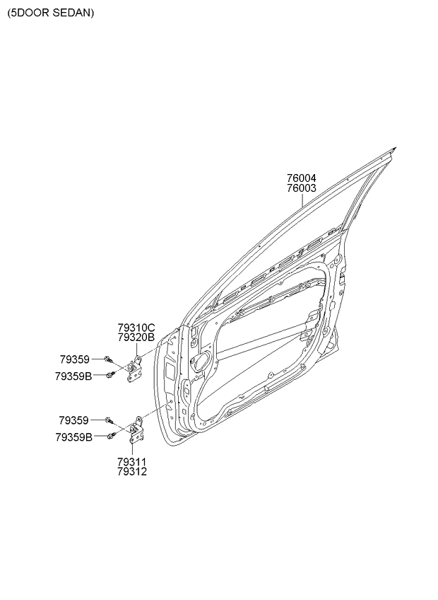 PANEL - REAR DOOR