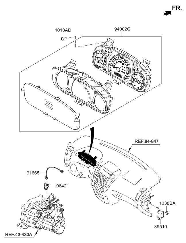 A/C SYSTEM - COOLER LINE, FRONT