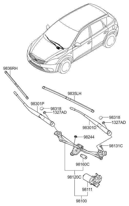 A/C SYSTEM - COOLER LINE, FRONT