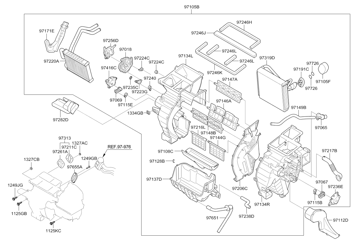 A/C SYSTEM - COOLER LINE, FRONT