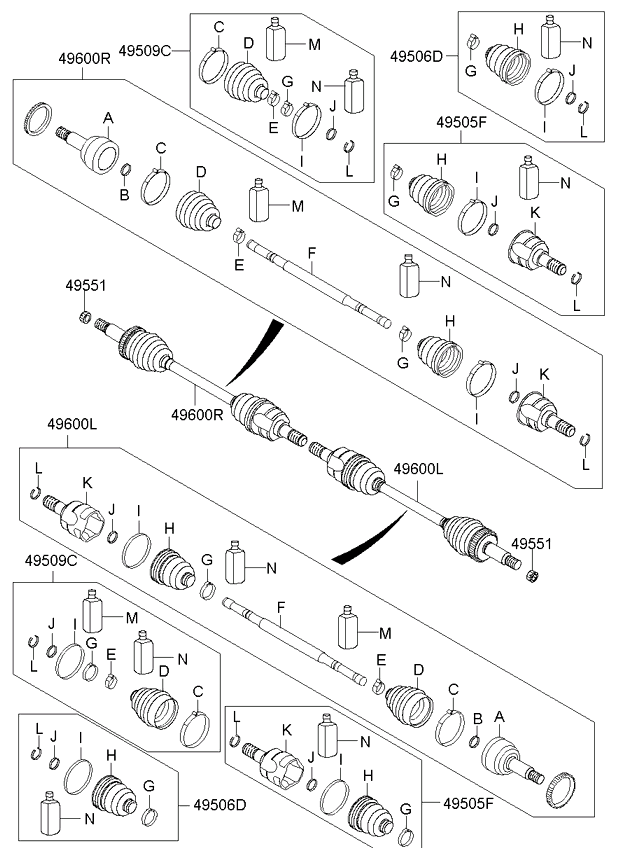 DRIVE SHAFT (REAR)